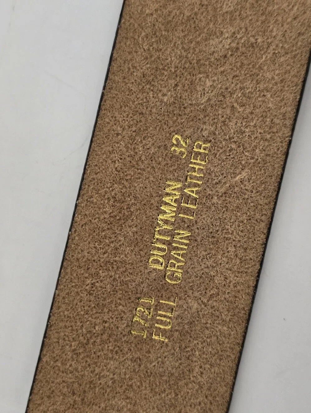 new DUTYMAN size 32 Full Grain Leather Basketweave Service Belt Law Security